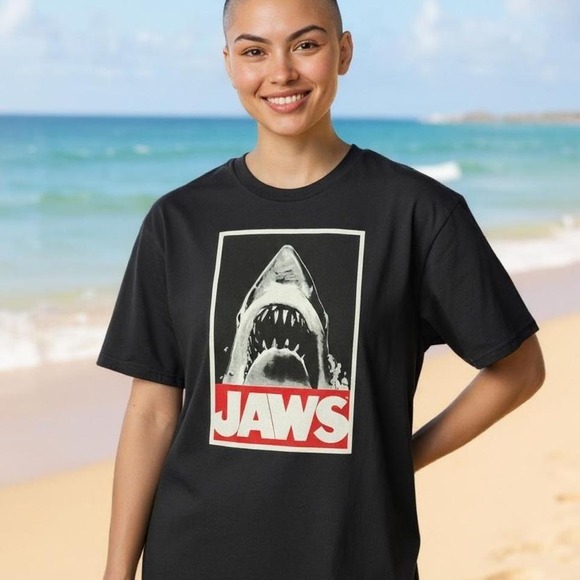 Jaws Graphic Tee XXL | Thick Screen Print | Movie Collector Tee - Picture 3 of 6